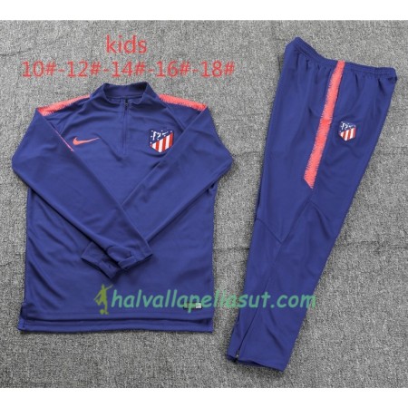 Atlético Madrid Lasten Training Huppari Suits Sininen 2018-2019